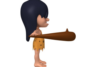 prehistoric caveman cartoon 3D Модель