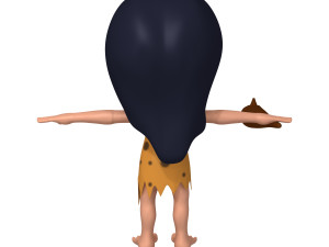 prehistoric caveman cartoon 3D Модель