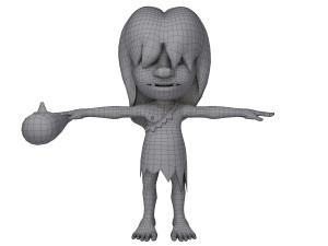 prehistoric caveman cartoon 3D Модель