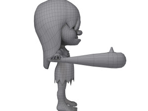 prehistoric caveman cartoon 3D Модель