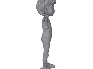 volleyball player cartoon Modèle 3D