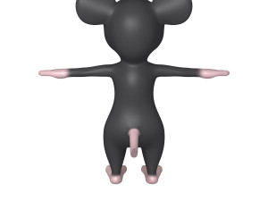 mouse cartoon 3D 模型