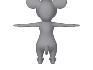 mouse cartoon 3D 模型
