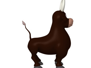 bull cartoon Modelo 3D