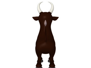bull cartoon Modelo 3D