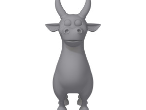 bull cartoon Modelo 3D