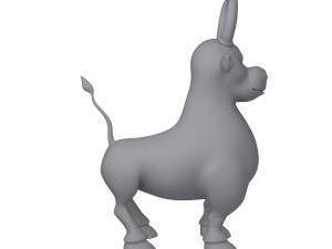 bull cartoon Modelo 3D