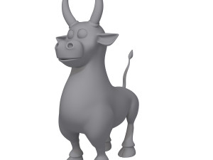 bull cartoon Modelo 3D