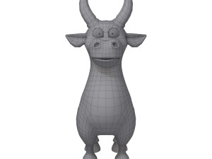 bull cartoon Modelo 3D