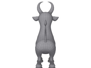 bull cartoon Modelo 3D