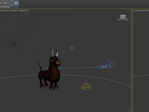 bull cartoon Modelo 3D
