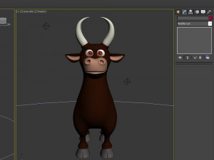 bull cartoon Modelo 3D