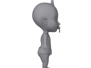 baby cartoon Modèle 3D