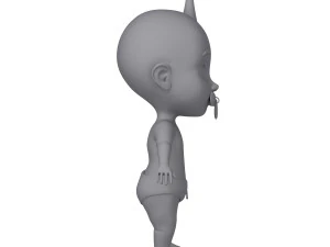 baby cartoon 3D Model