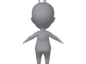 baby cartoon Modèle 3D