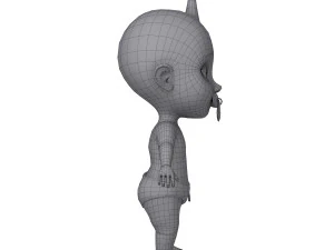baby cartoon 3D Model