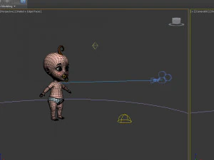 baby cartoon 3D Model