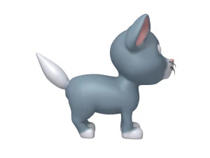 cat cartoon 3D Model