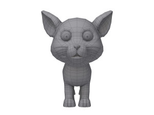 cat cartoon 3D मॉडल