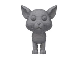 cat cartoon 3D Model
