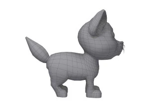 cat cartoon 3D Model