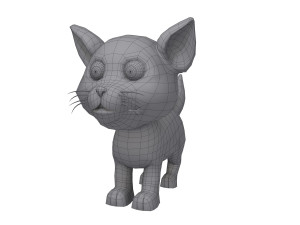 cat cartoon 3D मॉडल