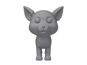 cat cartoon 3D मॉडल