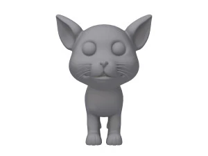 cat cartoon 3D Model