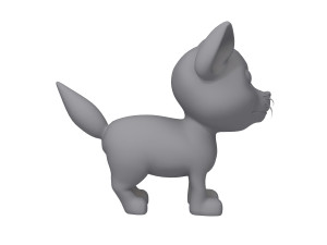 cat cartoon 3D मॉडल