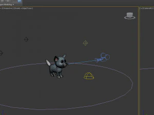 cat cartoon 3D Model