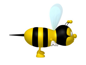 bee cartoon Modelo 3D