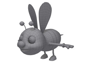 bee cartoon Modelo 3D