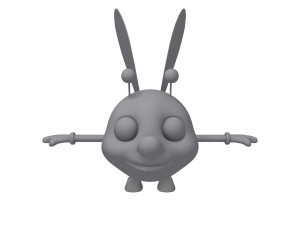bee cartoon Modelo 3D