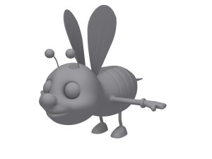 bee cartoon Modelo 3D