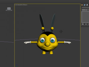 bee cartoon Modelo 3D