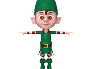 christmas elf 3D 모델
