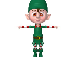 christmas elf 3D Model
