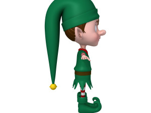 christmas elf 3D 모델