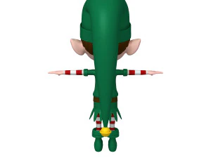 christmas elf 3D Model