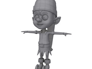 christmas elf 3D 모델
