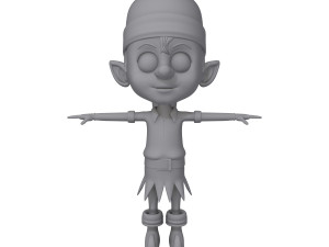 christmas elf 3D 모델