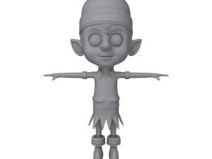christmas elf 3D Model