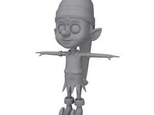 christmas elf 3D Model