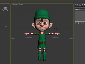 christmas elf 3D 모델