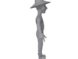 farmer cartoon 3D Modell