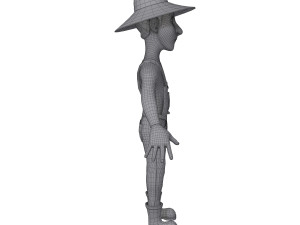 farmer cartoon 3D Modell