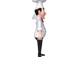 chef cartoon 3D 模型