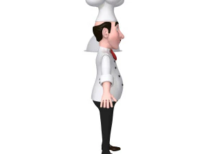 chef cartoon 3D Model