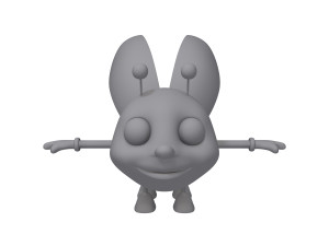 ladybug cartoon 3D Model