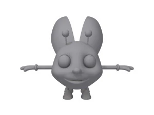 ladybug cartoon 3D Model